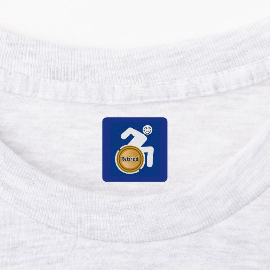 Retired Handicapped Etiketten (Befestigt)