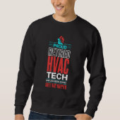Retired HVAC Tech Retirement HVAC Technician Sweatshirt (Vorderseite)
