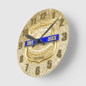 Retired Law Enforcement Award Clock Runde Wanduhr (Winkel)