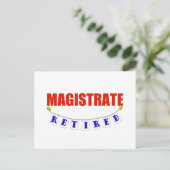 RETIRED MAGISTRATE POSTKARTE (Stehend Vorderseite)