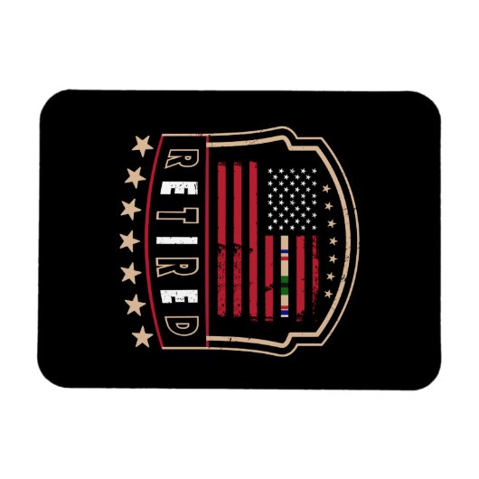 Retired Magnet (Horizontal)