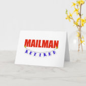 RETIRED MAILMAN KARTE (Gelbe Blume)
