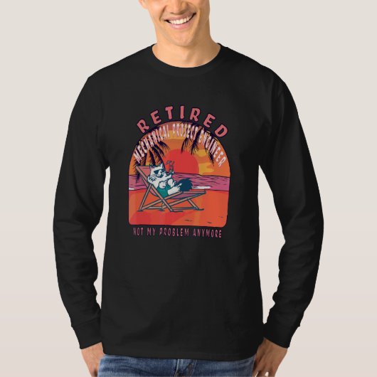 Retired Mechanical Project Engineer  Vintage Retir T-Shirt (Vorderseite)