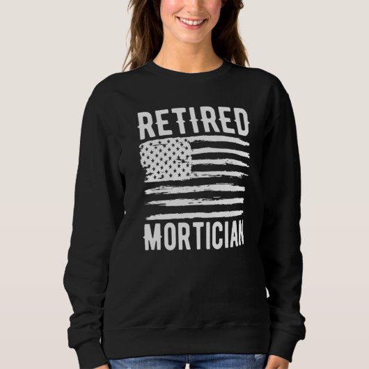 Retired Musician Profession American Flag Premium Sweatshirt (Vorderseite)