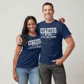 Retired My Boss Is The Golf Course Funny Gift T-Shirt (Unisex)