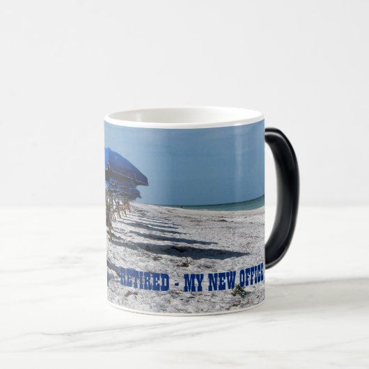 RETIRED My New Office Verwandlungstasse (VorderseiteRechts)