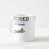 Retired Not Expired Scuba Diving Kaffeetasse (Vorderseite Links)