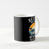 Retired Not Exred Rv Camper Van Funny Travel Life Kaffeetasse (VorderseiteRechts)