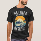 Retired Not Exred Rv Camper Van Funny Travel Life T-Shirt (Vorderseite)