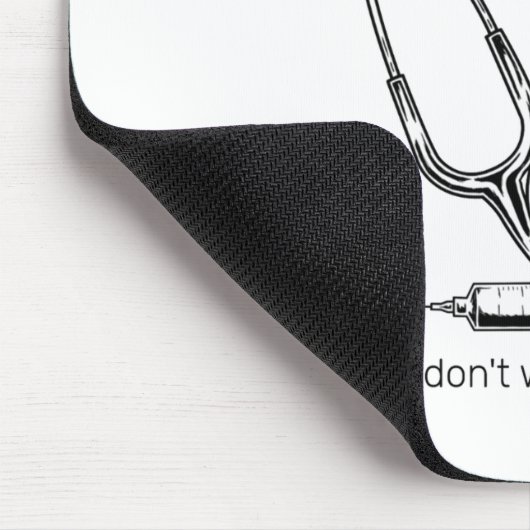 Retired Nurse Funny Nursing Retirement  Mousepad (Ecke)