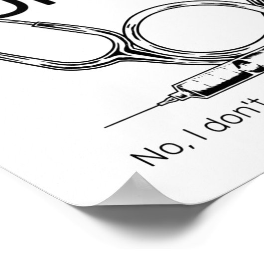 Retired Nurse Funny Nursing Retirement  Poster (Ecke)