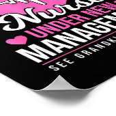 Retired Nurse Under New Management - Nursing Retir Poster (Ecke)