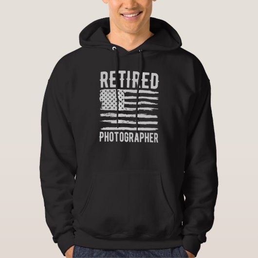 Retired Photographer Assistant Profession American Hoodie (Vorderseite)
