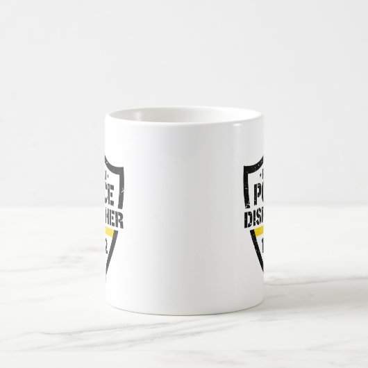 Retired Police Emergency Dispatcher 10-42 Kaffeetasse (Mittel)