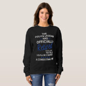 Retired Police Officer Law Enforcement Retirement Sweatshirt (Vorne ganz)