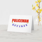 RETIRED POLICEMAN KARTE (Gelbe Blume)