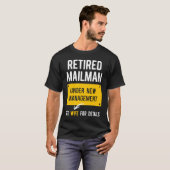 Retired Postal Worker Management Wife Mailman Reti T-Shirt (Vorne ganz)