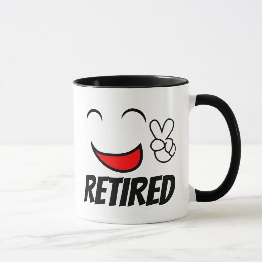 RETIRED RETIREMENT COFFEGS MUGS TASSE (Rechts)