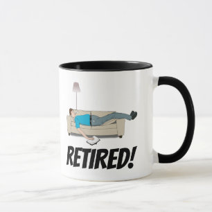 RETIRED RETIREMENT KAFFEE TASSE FÜR IHN
