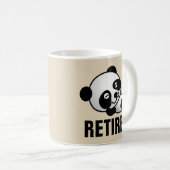 RETIRED RETIREMENT PANDA BEAR COFFEGS KAFFEETASSE (VorderseiteRechts)