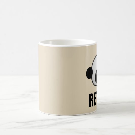 RETIRED RETIREMENT PANDA BEAR COFFEGS KAFFEETASSE (Mittel)