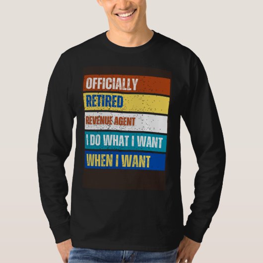 Retired Revenue Agent Retirement  Retired Revenue T-Shirt (Vorderseite)
