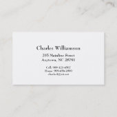 Retired Rip Van Winkle image fun Telefonnummerkarte (Rückseite)