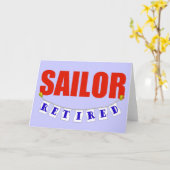 RETIRED SAILOR KARTE (Gelbe Blume)