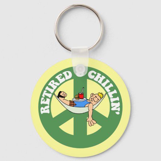 Retired Schlüsselanhänger (Vorderseite)