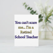 RETIRED SCHOOL LEHRER POSTKARTE (Stehend Vorderseite)