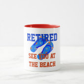 Retired - See You at the Beach Tasse (Zentrum)