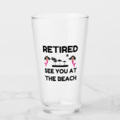 RETIRED SEHEN SIE SIE AM STRAND GLAS (Vorderseite)