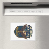Retired Semper Fi Marine over eagle & flag Magnet (In Situ (Geschirrspüler))