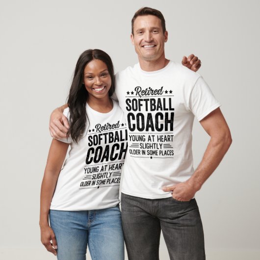 Retired Softball Coach T-Shirt (Unisex)