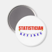 RETIRED STATISTICIAN MAGNET (Vorderseite/Rückseite)