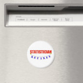 RETIRED STATISTICIAN MAGNET (In Situ (Geschirrspüler))