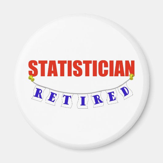 RETIRED STATISTICIAN MAGNET (Vorne)