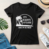 Retired Summer, “Always 5 O’Clock” Palm Tree T-Shirt
