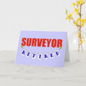 RETIRED SURVEYOR KARTE (Gelbe Blume)