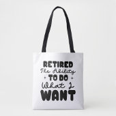Retired Tote Tasche