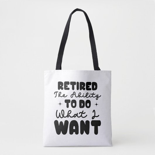 Retired Tote Tasche