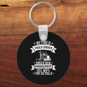 Retired Truck Driver Funny Retirement Quote For A Schlüsselanhänger (Vorderseite)