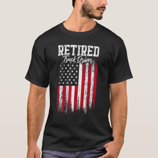 Retired Truck Driver Trucker Retirement 1 T-Shirt (Vorderseite)