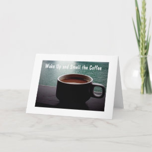 RETIRED UND BEREIT ZUM SCHMELEN DES KAFFEES/ENTSPA KARTE