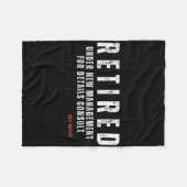 Retired Under New Management For Details Consult M Fleecedecke (Vorderseite (Horizontal))