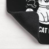 Retired Under New Management - Funny Cat Retiremen Mousepad (Ecke)