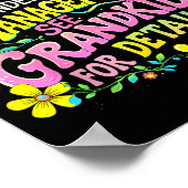 Retired Under New Management Funny Grandkids Gift  Poster (Ecke)