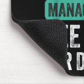 Retired Under New Management, Funny Husband Humor Mousepad (Ecke)