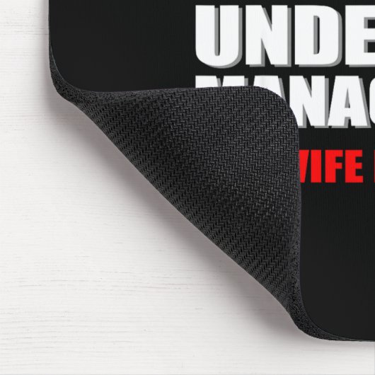 Retired, Under New Management, Funny Retirement Gi Mousepad (Ecke)