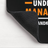 Retired Under New Management Grandkids Funny Retir Mousepad (Ecke)
